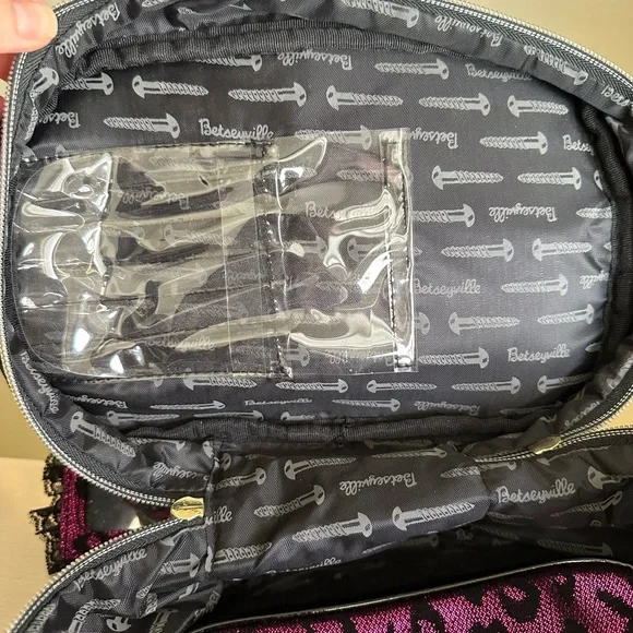 Betseyville Ruffled Cosmetic Case Betsey Johnson - Picture 7 of 10